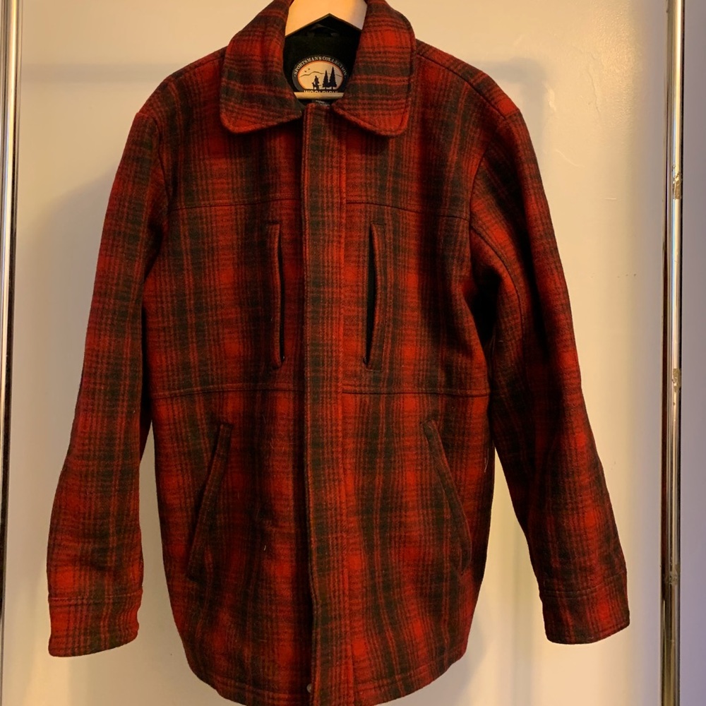 Woolrich mackinaw men’s wool coat